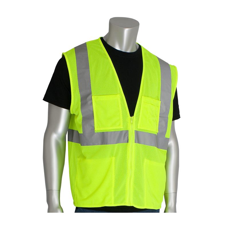 CLASS 2 FOUR POCKET VALUE MESH VEST - Tagged Gloves